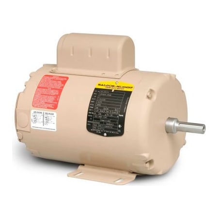 Baldor-Reliance Baldor-Reliance Motor AFL3522A, 1.5HP, 3450RPM, 1PH, 60HZ, 143TZ, 3528L, TEAO AFL3522A